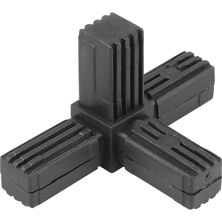 Kipp Connector 4-Way, A=20, L=92, Polyamide, Comp:Steel K0620.1201512